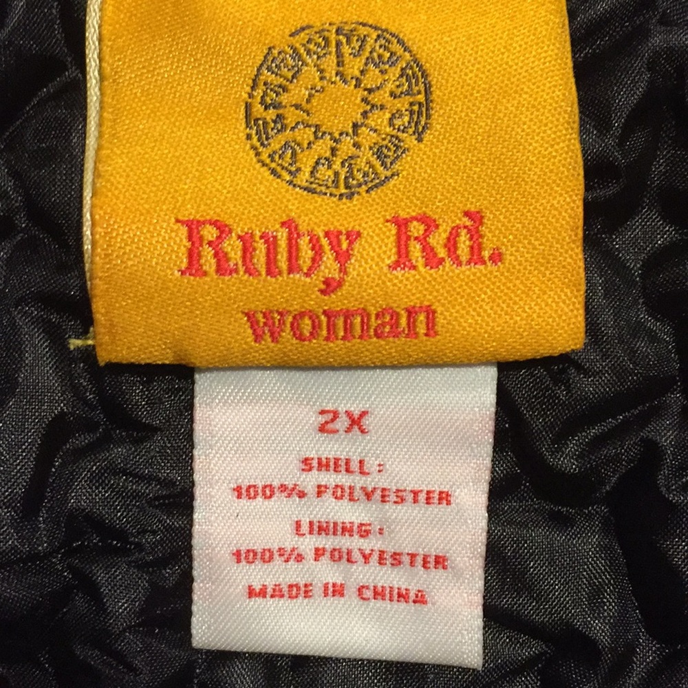 Ruby Rd. Quilted Puffy Jacket 2x - image 4